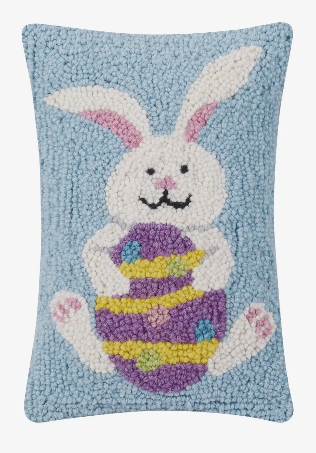 Easter Bunny Egg Hook Pillow