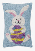 Easter Bunny Egg Hook Pillow