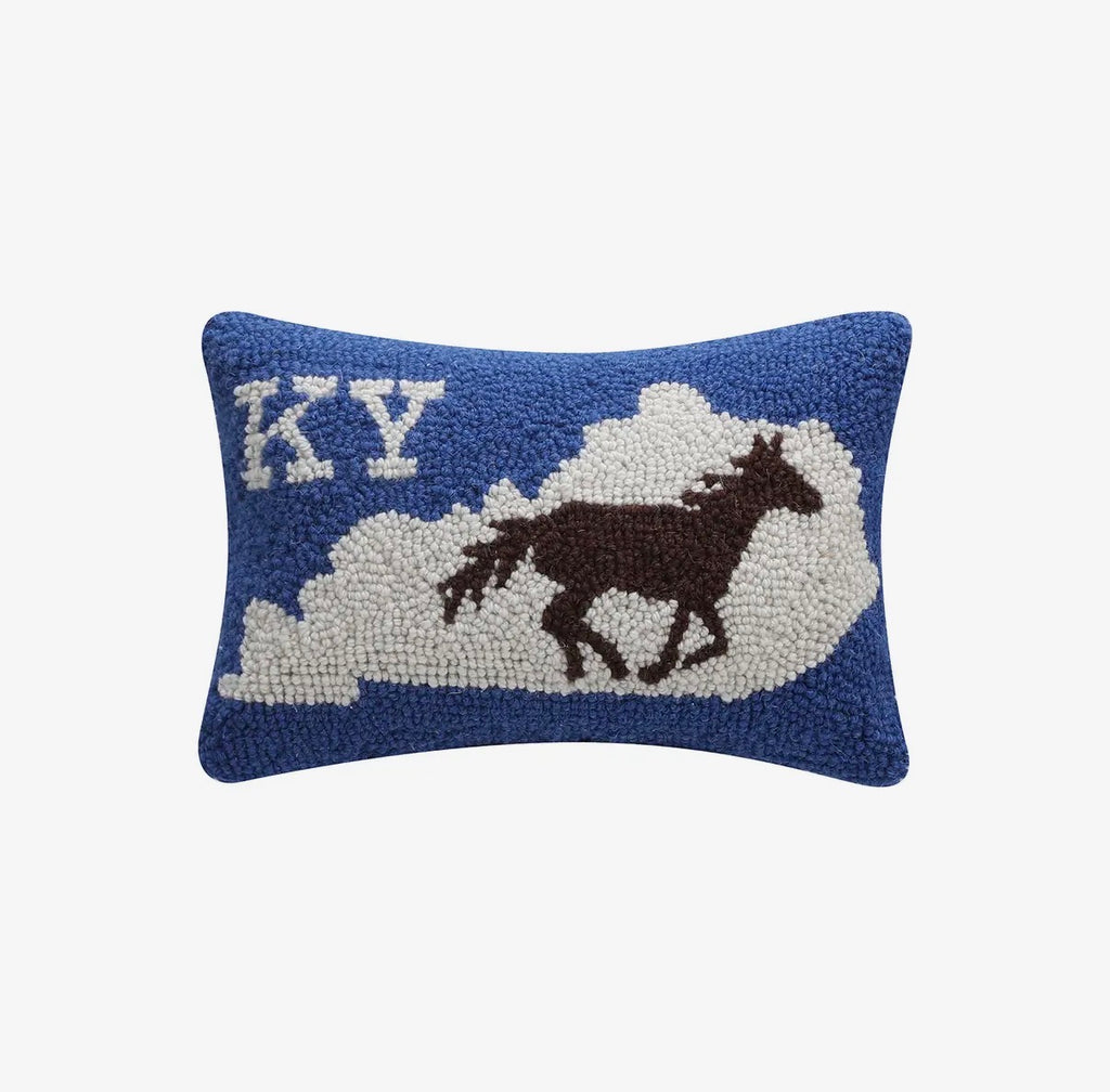 Kentucky Horse Hook Pillow