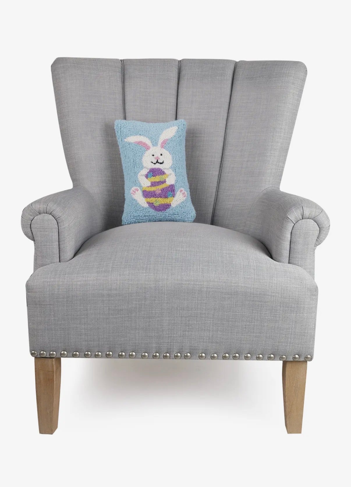 Easter Bunny Egg Hook Pillow