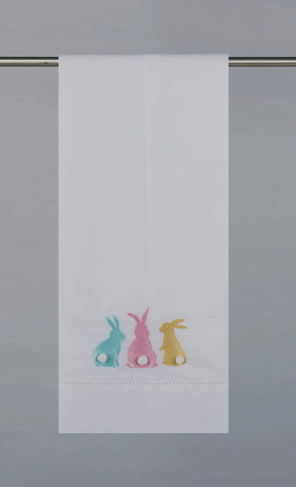 Bunny Bums Poms Guest Towel