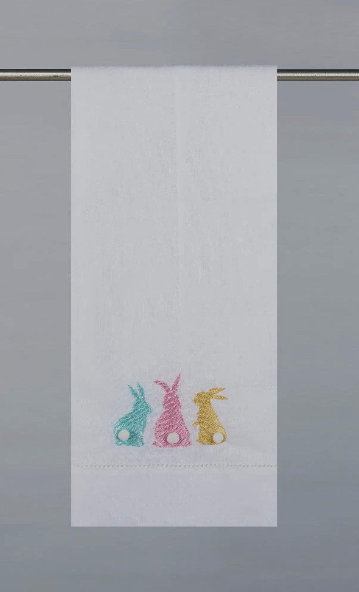 Bunny Bums Poms Guest Towel