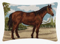 Brown Horse Hook Pillow