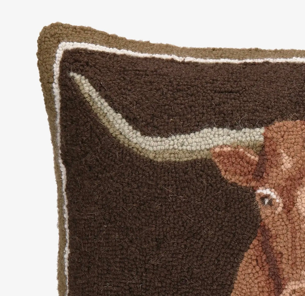 Longhorn Hook Pillow - Mary
Lake Thompson