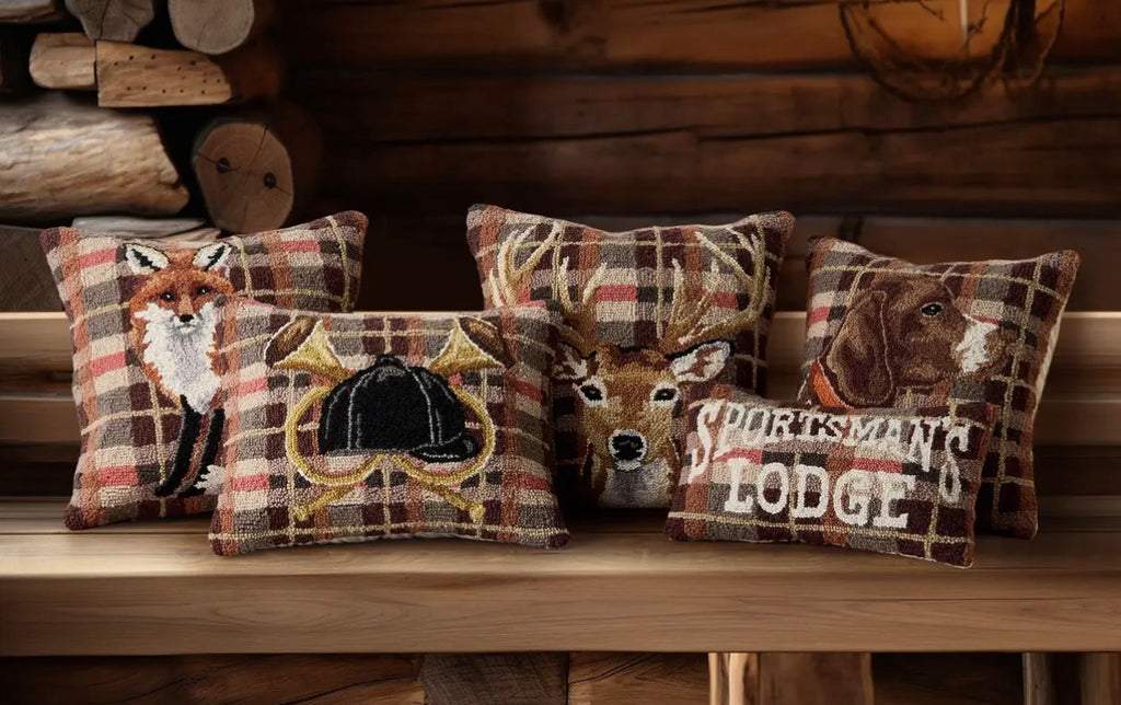 Hunting Dog Hook Pillow