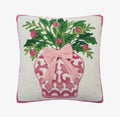 Chinoiserie Vase Ribbon Hook Pillow
