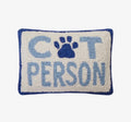 Cat Person hook pillow
